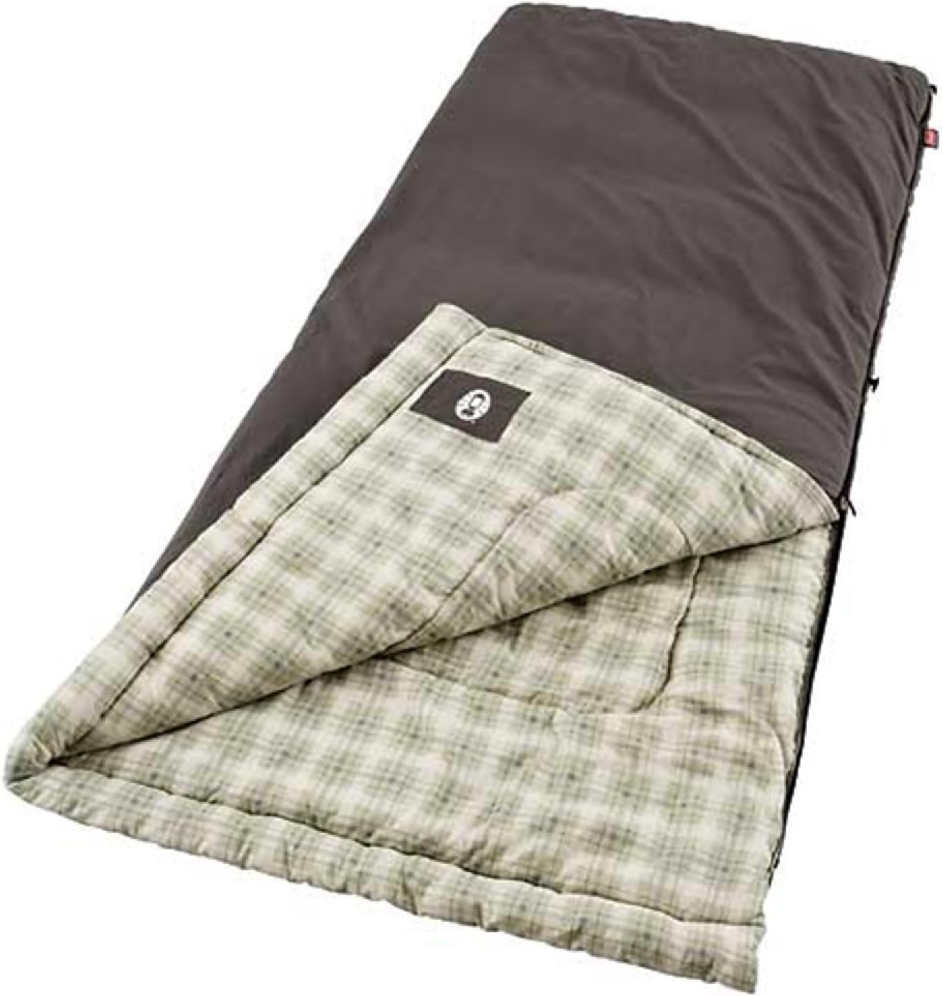 Heritage Big & Tall Cold-Weather Sleeping Bag - 10F Camping for Adults, Comfortable & Warm Flannel for Outdoor Use, Fits Adults up to 6ft 7in Tall - Image 3