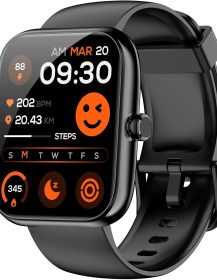 Smart Watch for Men Women, Alexa Built-in Fitness Tracker with Call Function